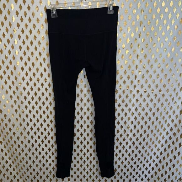 Athleta ankle sock hole leggings black full length size S SP - Picture 5 of 5